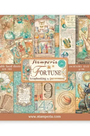 Bloc de papier scrapbooking « Fortune » Solde