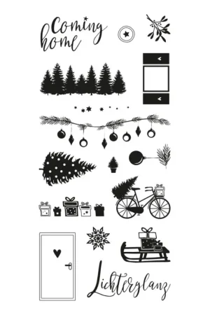 Populaire Clear Stamps "Coming Home"
