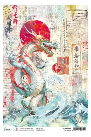 Soie de paille à motifs « Land of the Rising Sun – Dragon » Paiement Sécurisé