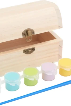 Coffret en bois VBS, peintures et pinceau inclus Prix Choc
