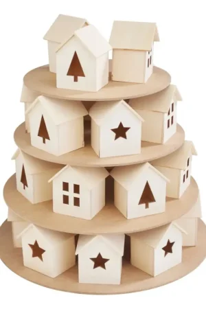Calendrier de l'Avent VBS « Pyramide de maisons » Petit Prix