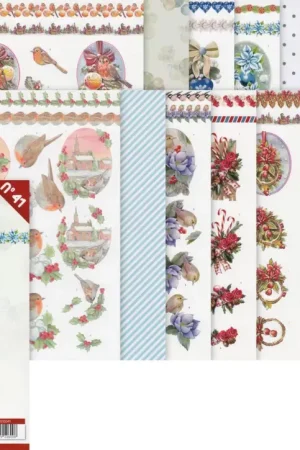 Livraison Express Livret de motifs 3D pré-estampés "Christmas Baubles"