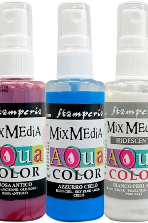 Marque Peintures Stamperia Aquacolor « Lavender », set de 3
