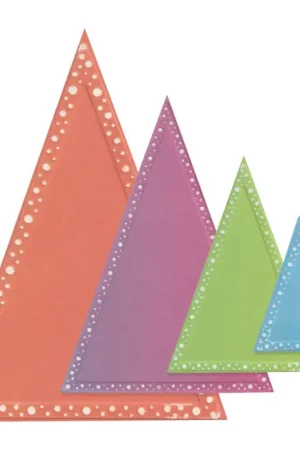 Offre Limitée Sizzix Framelits Gabarit d'estampe "Triangles by Stacey Park"