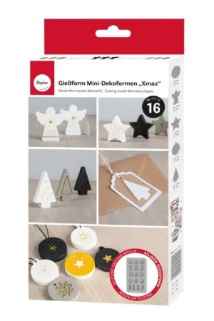 Moule en silicone « Mini-formes déco X-Mas » Réduction