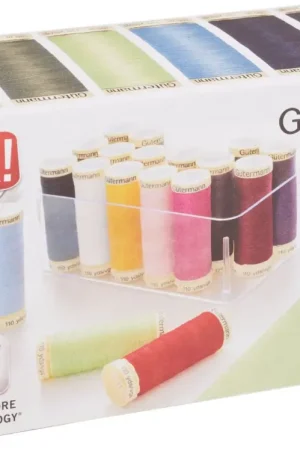 Gütermann Boîte de fils à coudre tout-en-un - 18 bobines Pas Cher