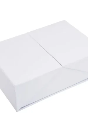 Dernier Modèle Boîte double ouverture VBS, carton, Blanc
