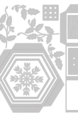 Sizzix Thinlits gabarit d'estampe "Hanging Ornament Box by Catherine Pooler" Achetez Aujourd'hui