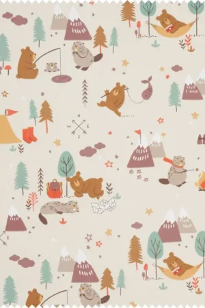 Tissu coton « Glamping » Commander Vite