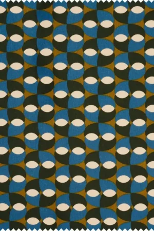 Quantité Limitée Tissu semi-panama « Retro Art »