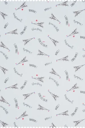 Acheter En Ligne Tissu coton « Paris » enduction acrylique