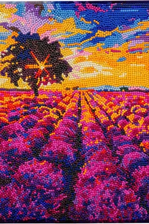 Offre Exclusive Diamond Painting « Crystal Art Kit », 30 x 30 cm