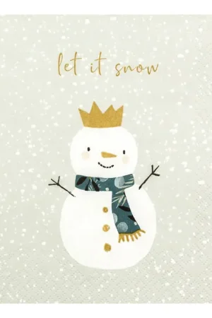 Populaire Serviette « Snowman King »