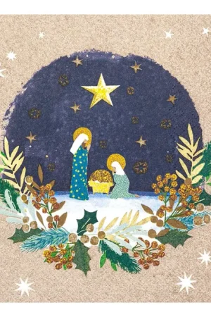 Seulement Aujourd'hui Serviette « Holy Christmas »