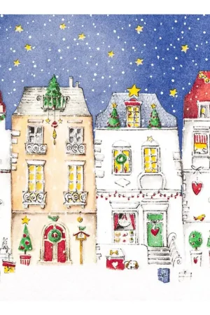 Paiement Sécurisé Serviette « Winter Village »