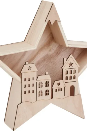 Vente Directe Kit de construction en bois VBS « Étoile façades de maison »