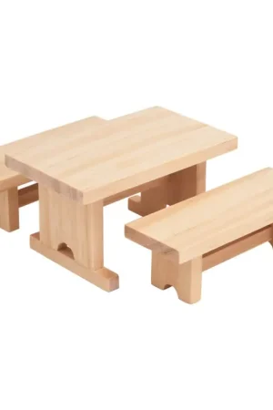 Promotion Saisonnière Ensemble table et bancs miniature VBS « Ida »
