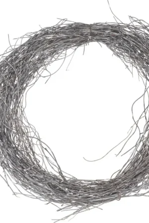 Solde Couronne de sarments de vigne « Blanchie à la chaux », fine