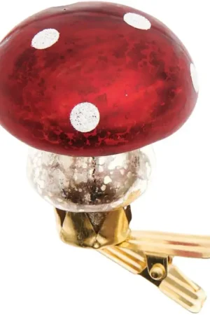Réduction Clip amanite-tue-mouche en verre « Antique »