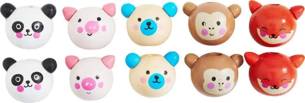 Offre Du Jour Têtes en bois VBS « Smart Animals »