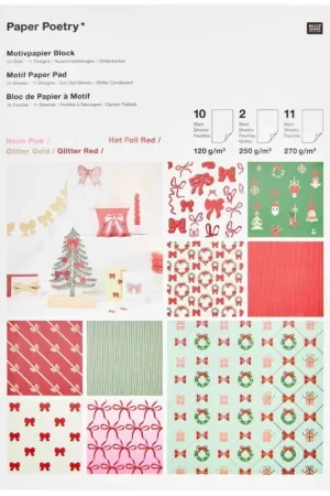 Bloc de papier de bricolage "Put A Bow On It!" Bon Plan