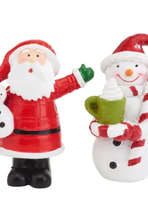 Seulement Aujourd'hui Figurines VBS « Snowman & Santa »