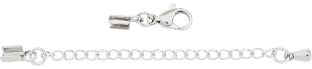 Promotion Saisonnière Fermoir en acier inoxydable avec chaînette d'ajustement
