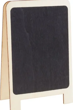Remise Pancarte surface ardoise avec pince VBS, 14 x 9 cm