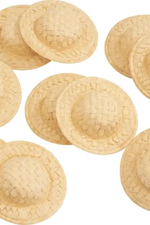 Offre Du Jour Chapeaux en paille VBS, 5 cm, 12 pc.