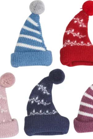 Bonnets à pompon VBS « Pointu » Livraison Express
