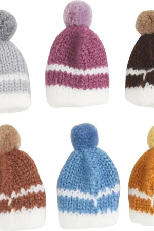 Bonnets à pompon VBS « Rond » Vente Flash