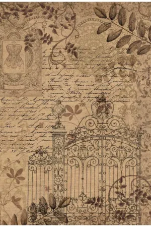 Soie de paille à motifs « Old Lace » Populaire
