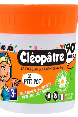 P'tit Pot de colle Cléopâtre, avec spatule intégrée, 35 g Prix Cassé
