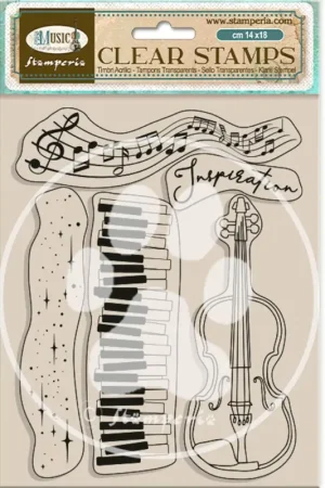 Tampons Clear Stamps « Music » Achetez Aujourd'hui