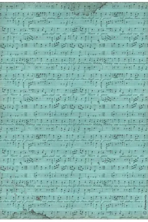 Satisfait Ou Remboursé Soie de paille à motifs « Music - Background Score »