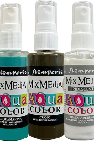 Peintures Stamperia Aquacolor « Dewdrops », set de 3 Jusqu'à Épuisement Des Stocks