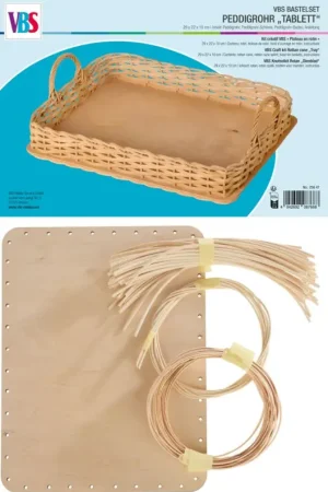 Kit créatif VBS « Plateau en rotin » Prix Choc