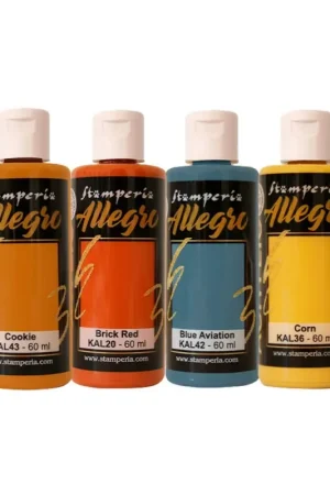 Soldes Peintures Stamperia Allegro Acrylic « Art of Travelling »