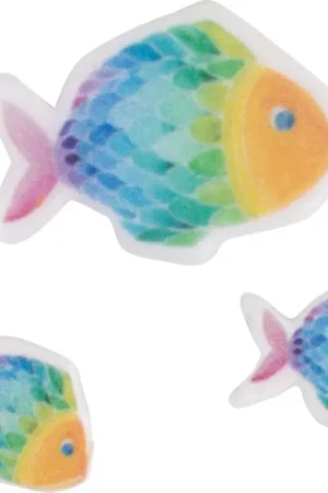 Prix Réduit Motif en cire « Poissons arc-en-ciel »