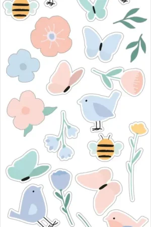 Puffy stickers « Sweet Garden » Dernière Chance