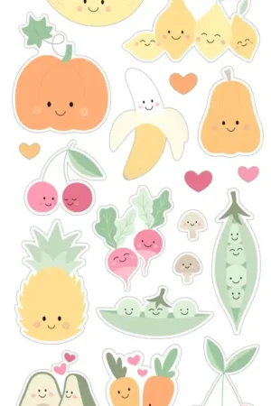 Promotion Puffy stickers « Vitamine »