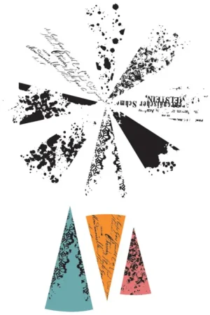 Gabarit d'estampe Sizzix Framelits et tampons Clear Stamps by 49 and Market Réduction