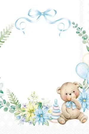 Prix Promo Serviette « Baby Teddy »