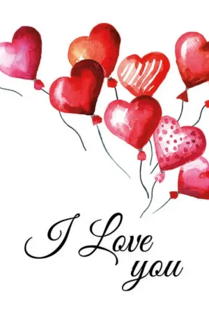 Produit De Marque Serviette « Love Balloons »