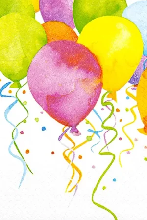 Serviette « Balloon Party » Bon Marché
