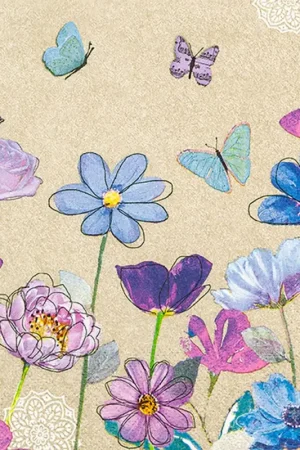 Serviette « Rencontre de printemps » Authentique