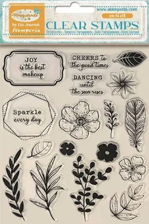 Commande En Gros Tampons Clear Stamps "Masquerade"