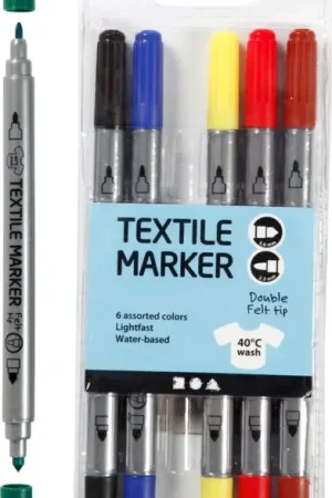 Feutres textiles « Couleurs standard » Authentique