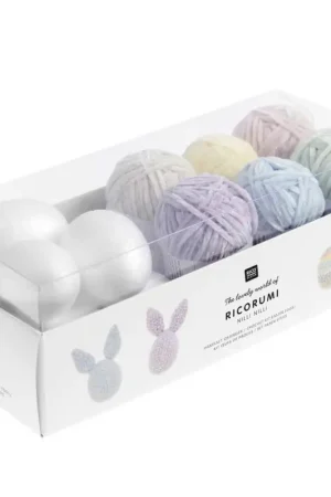 Prix Réduit Kit crochet Rico Design Ricorumi « Œufs de Pâques Nilli Nilli »