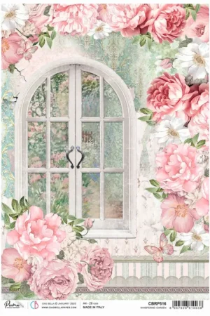 Marque Soie de paille à motifs « Whispering Garden »